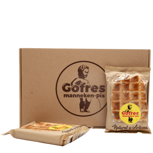Caja de 12 Gofres Manneken-pis