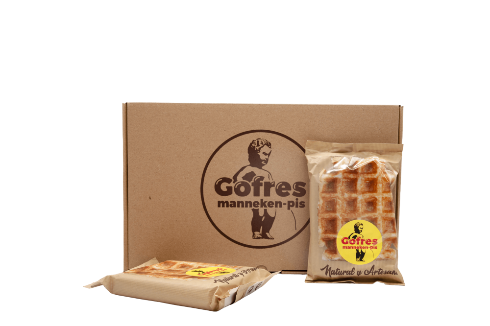 Caja de 12 Gofres Manneken-pis