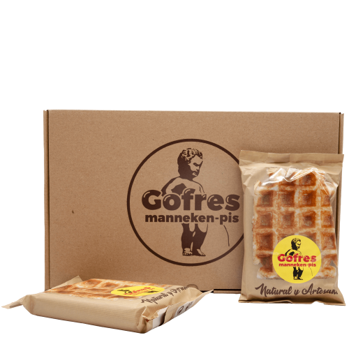 Caja de 12 Gofres Manneken-pis