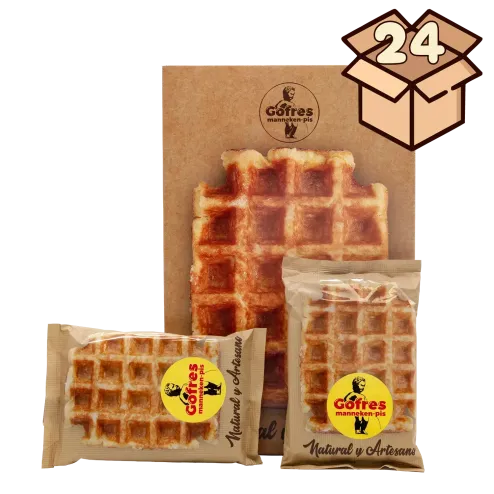 Caja de 24 Gofres Manneken-pis
