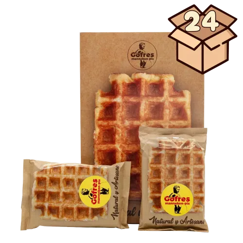 Caja de 24 Gofres Manneken-pis